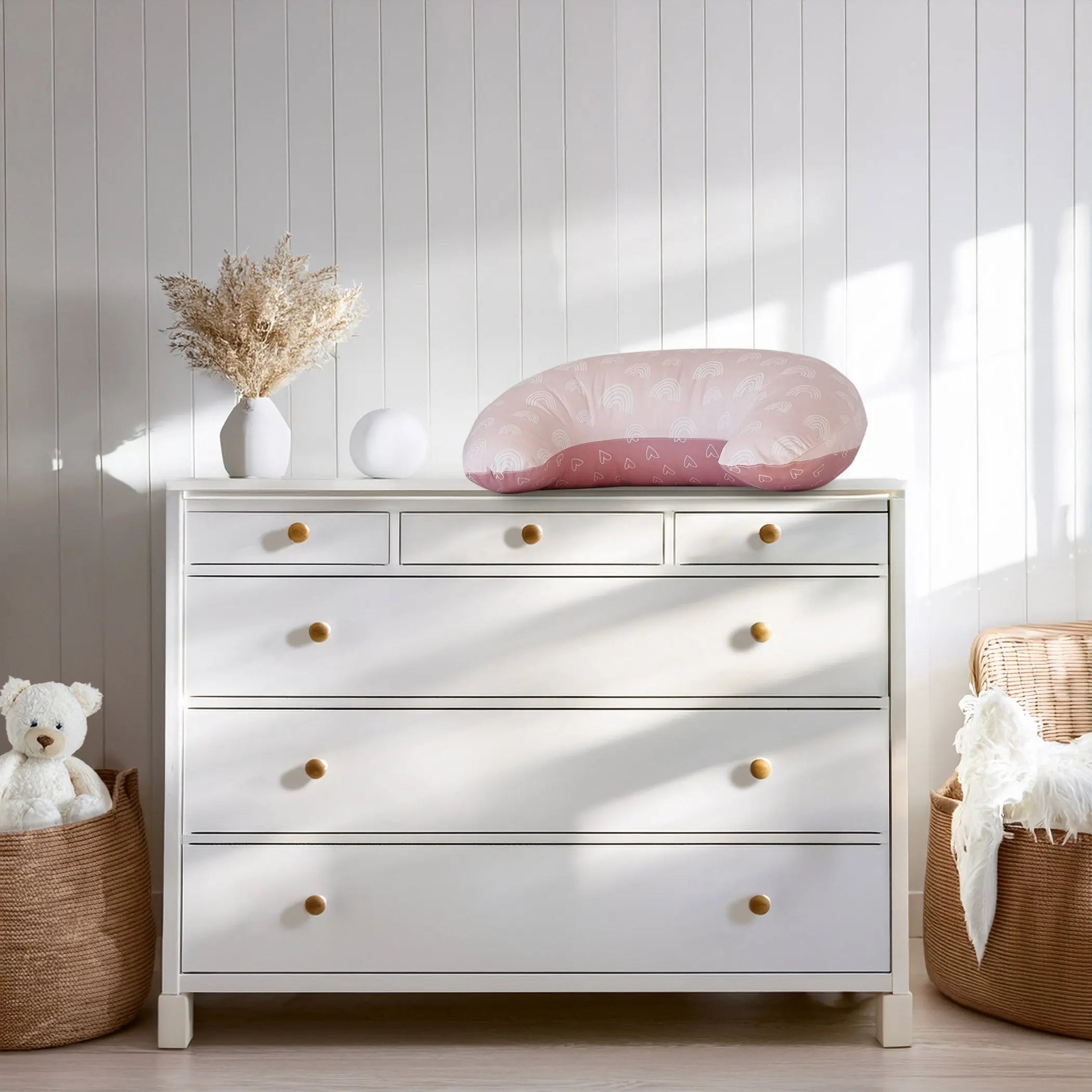 Nordic Nursing Pillow Berry/Rose