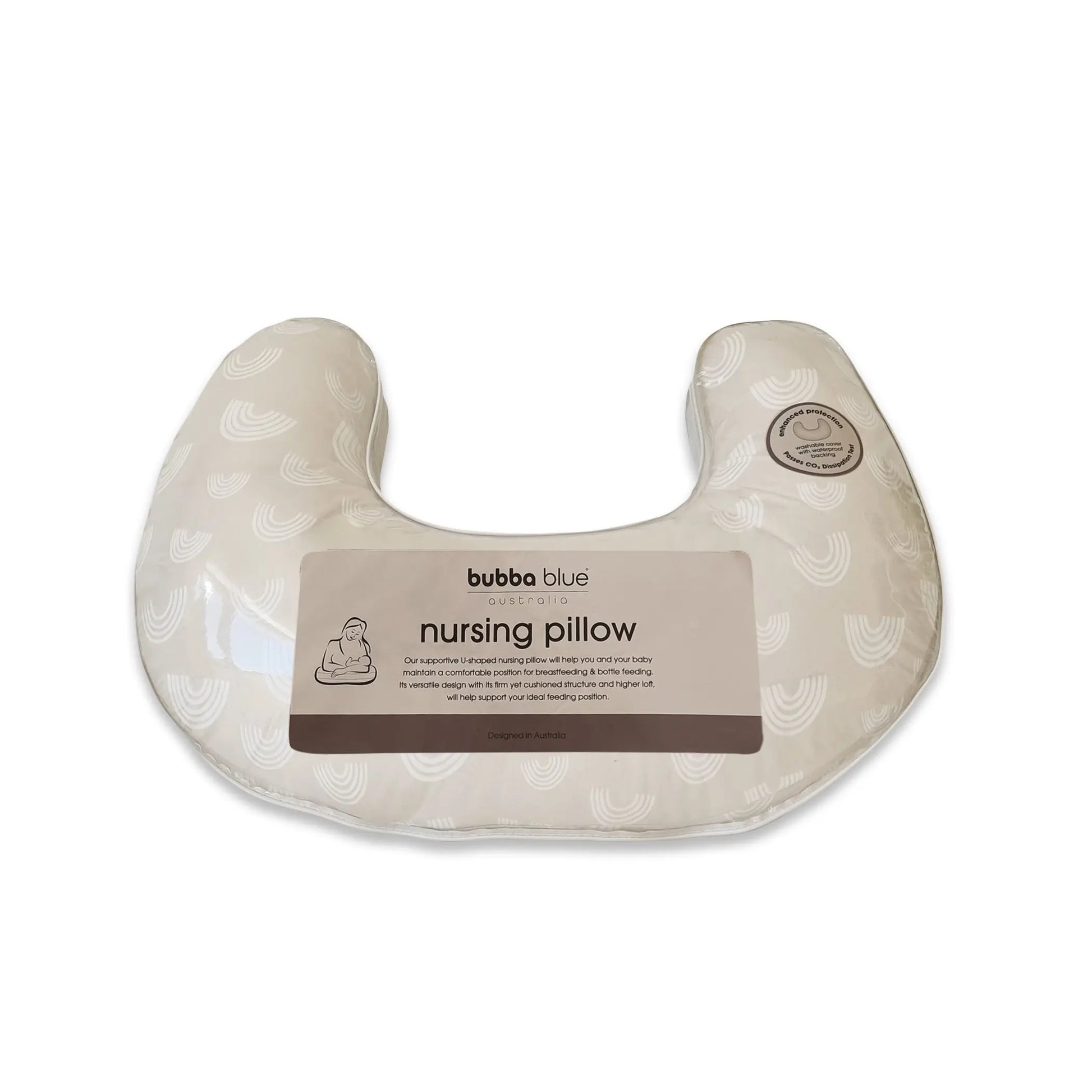 Nordic Nursing Pillow Sand/Grey
