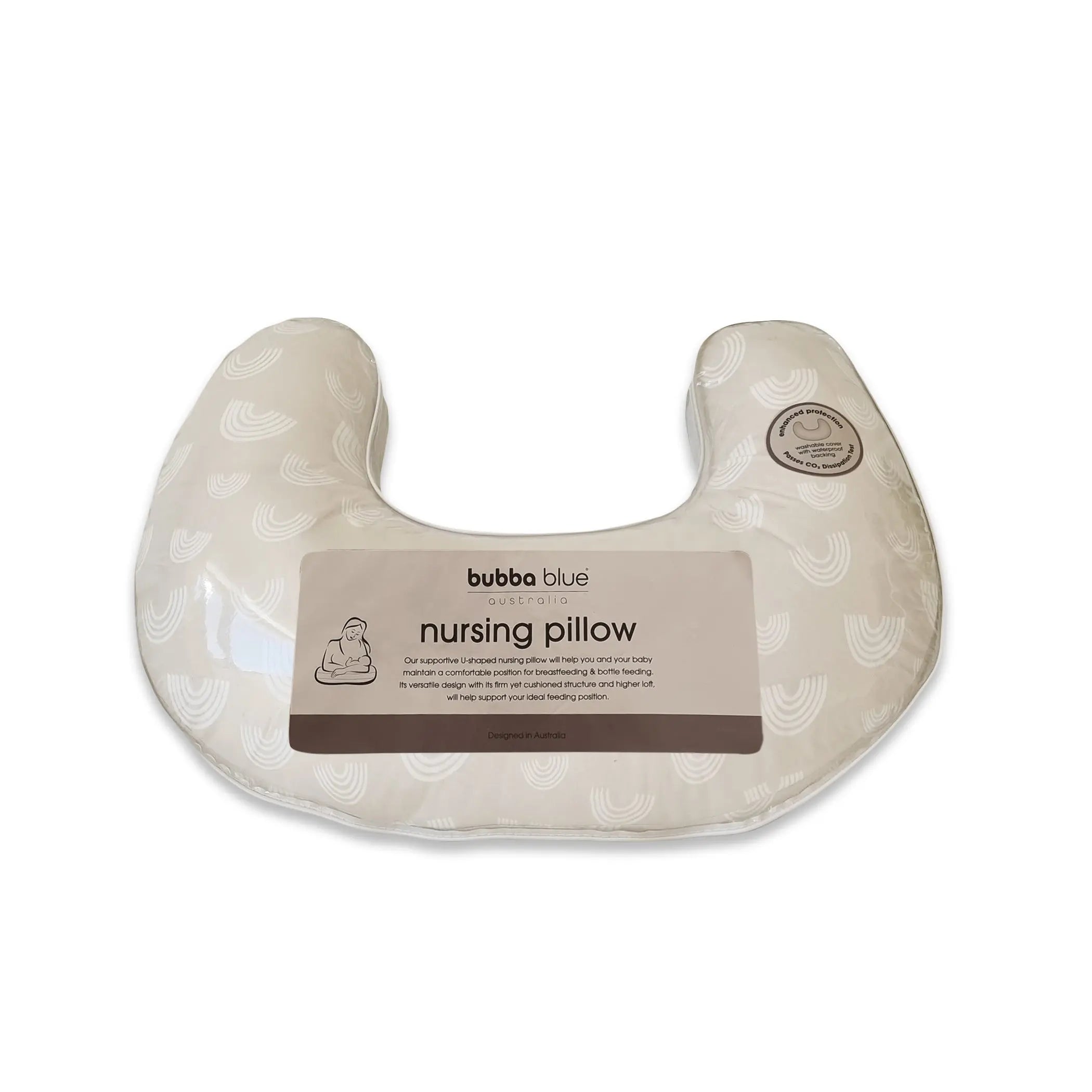 Nordic Nursing Pillow Sand/Grey