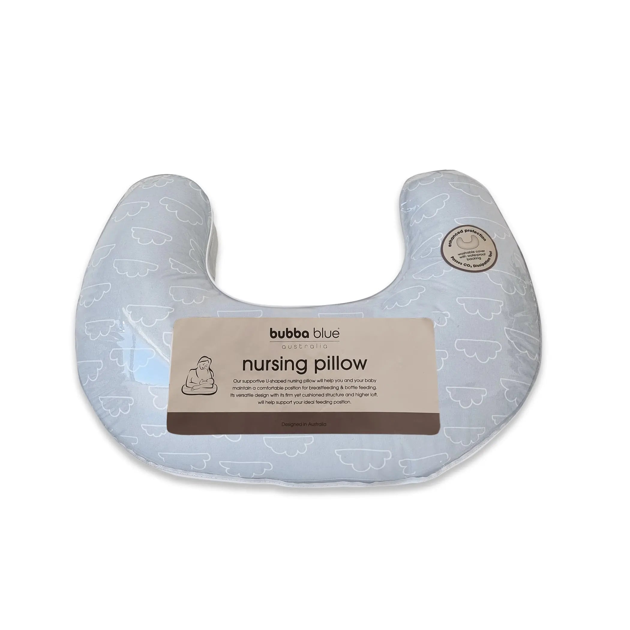 Nordic Nursing Pillow Sky/Mint