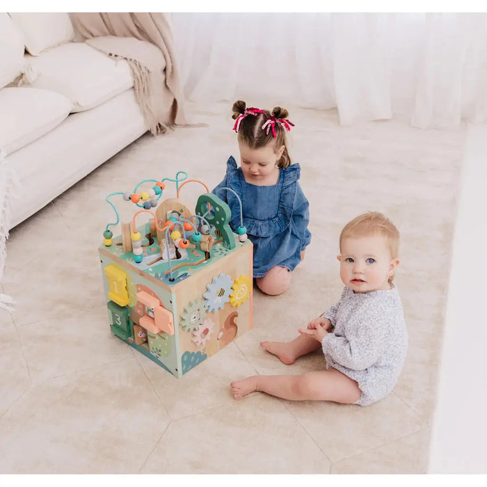 Wooden activity centre hotsell