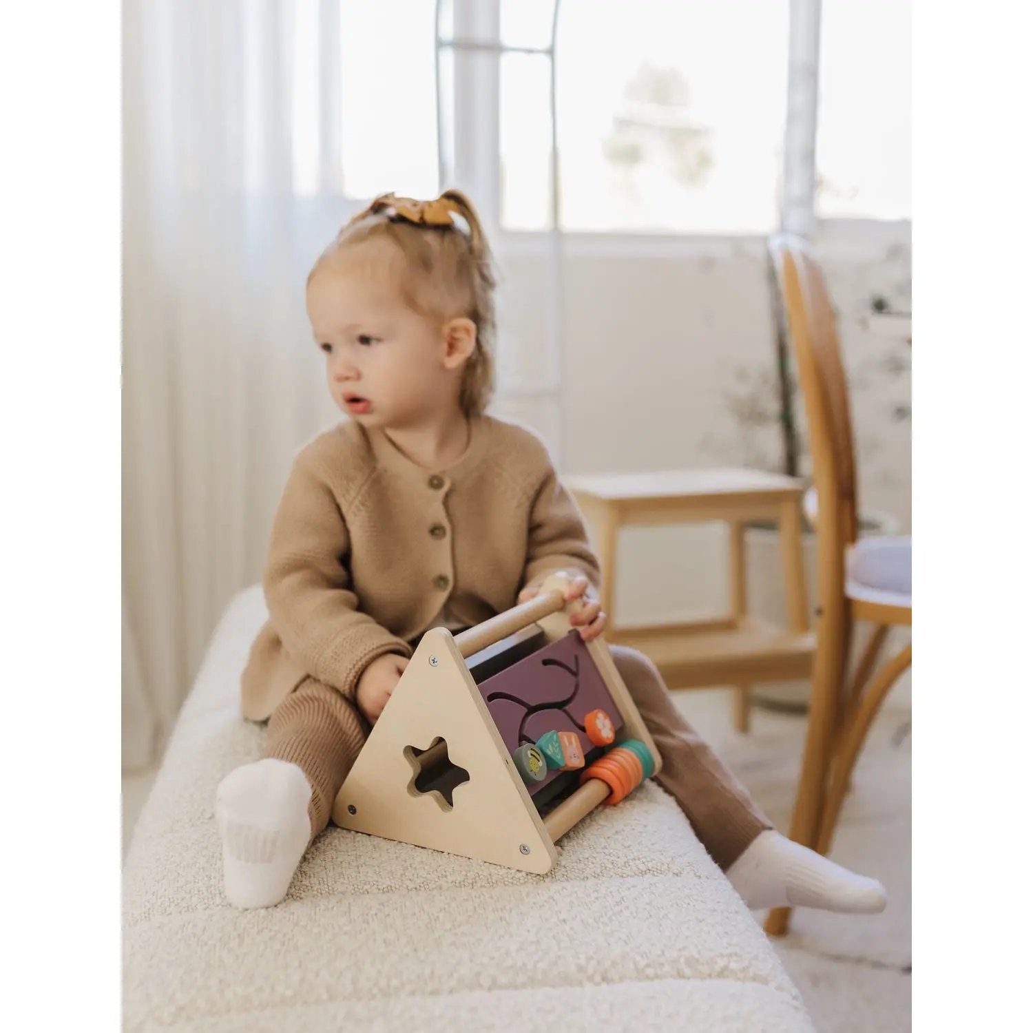 Bubble Wooden Activity Triangle