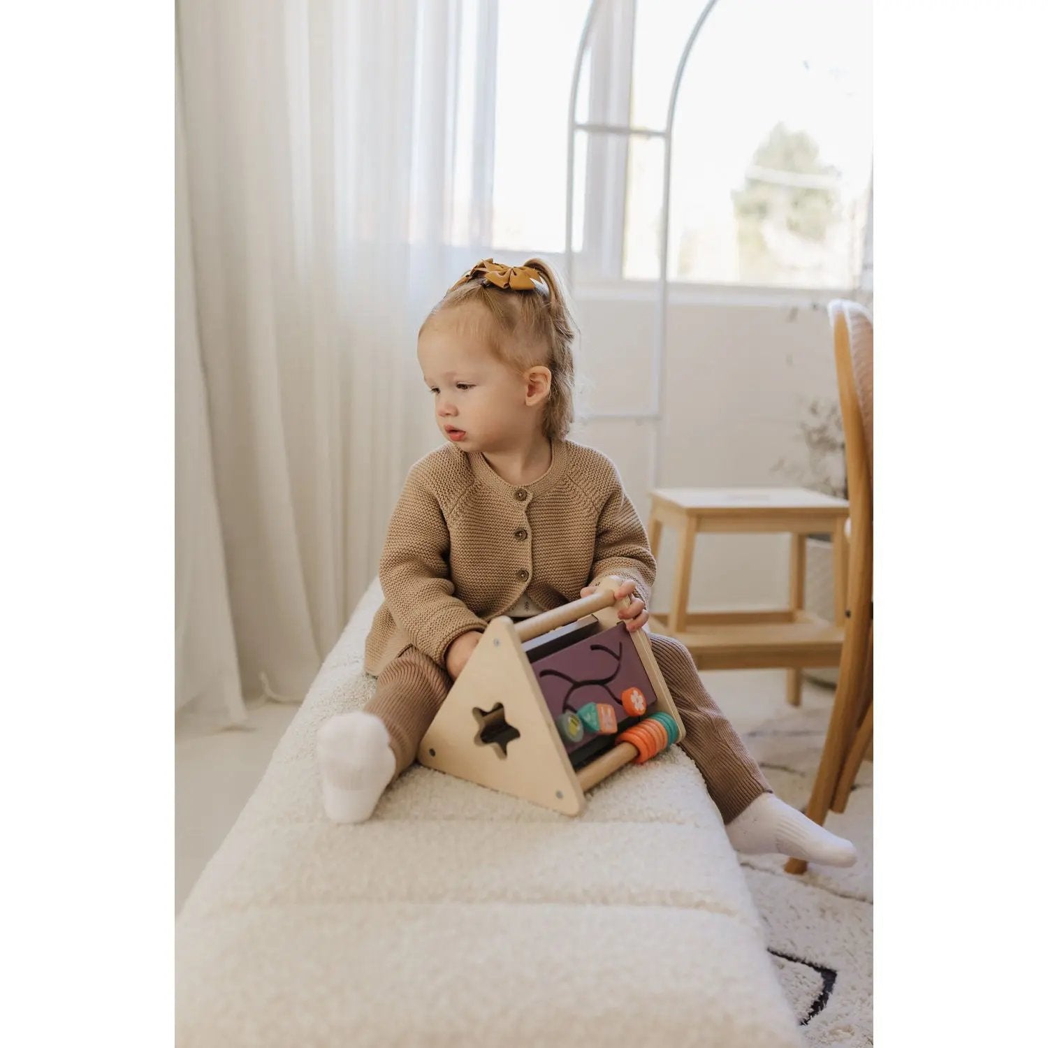 Bubble Wooden Activity Triangle