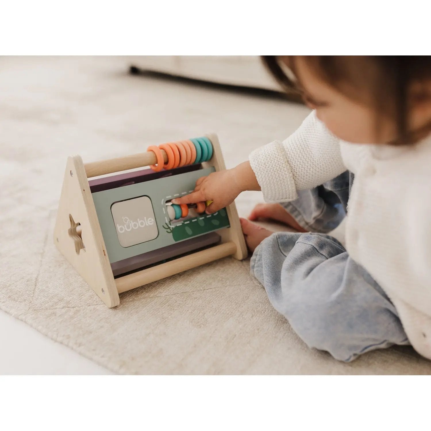 Bubble Wooden Activity Triangle