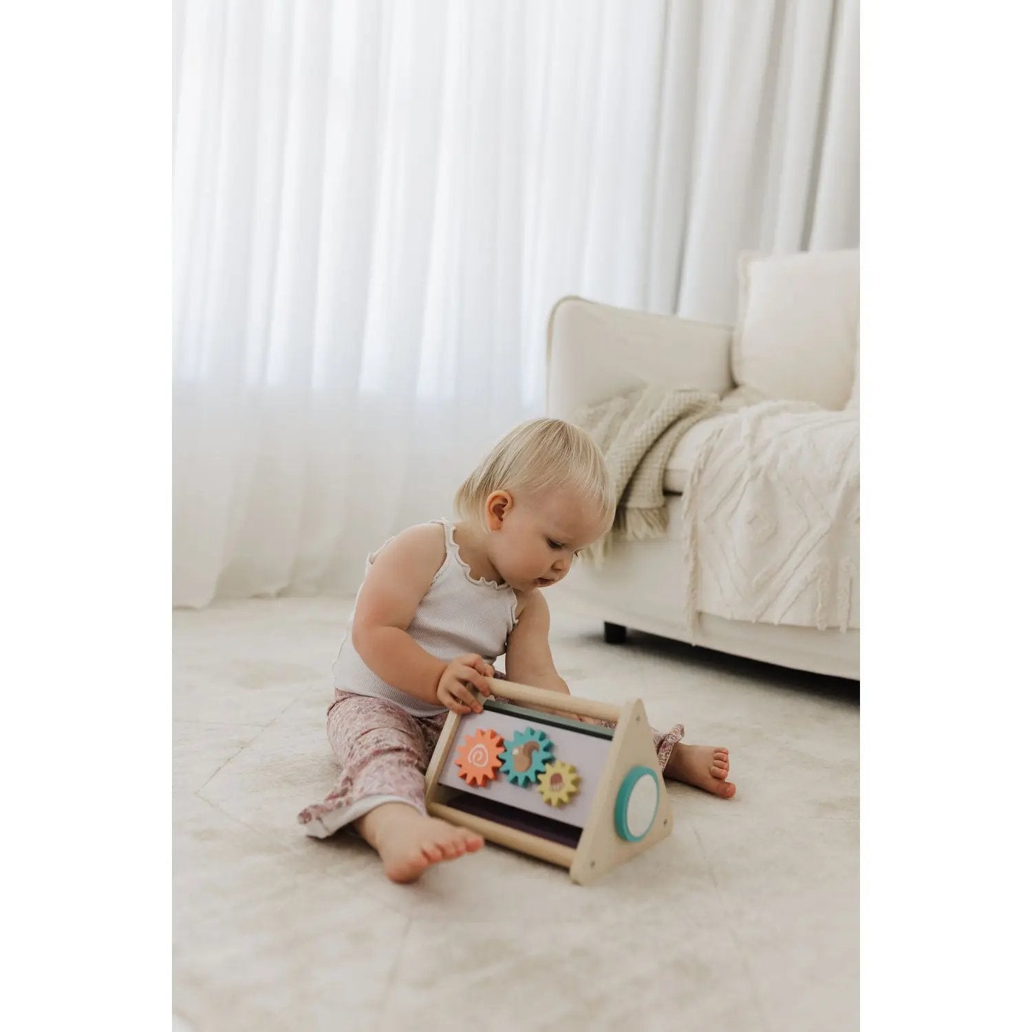 Bubble Wooden Activity Triangle