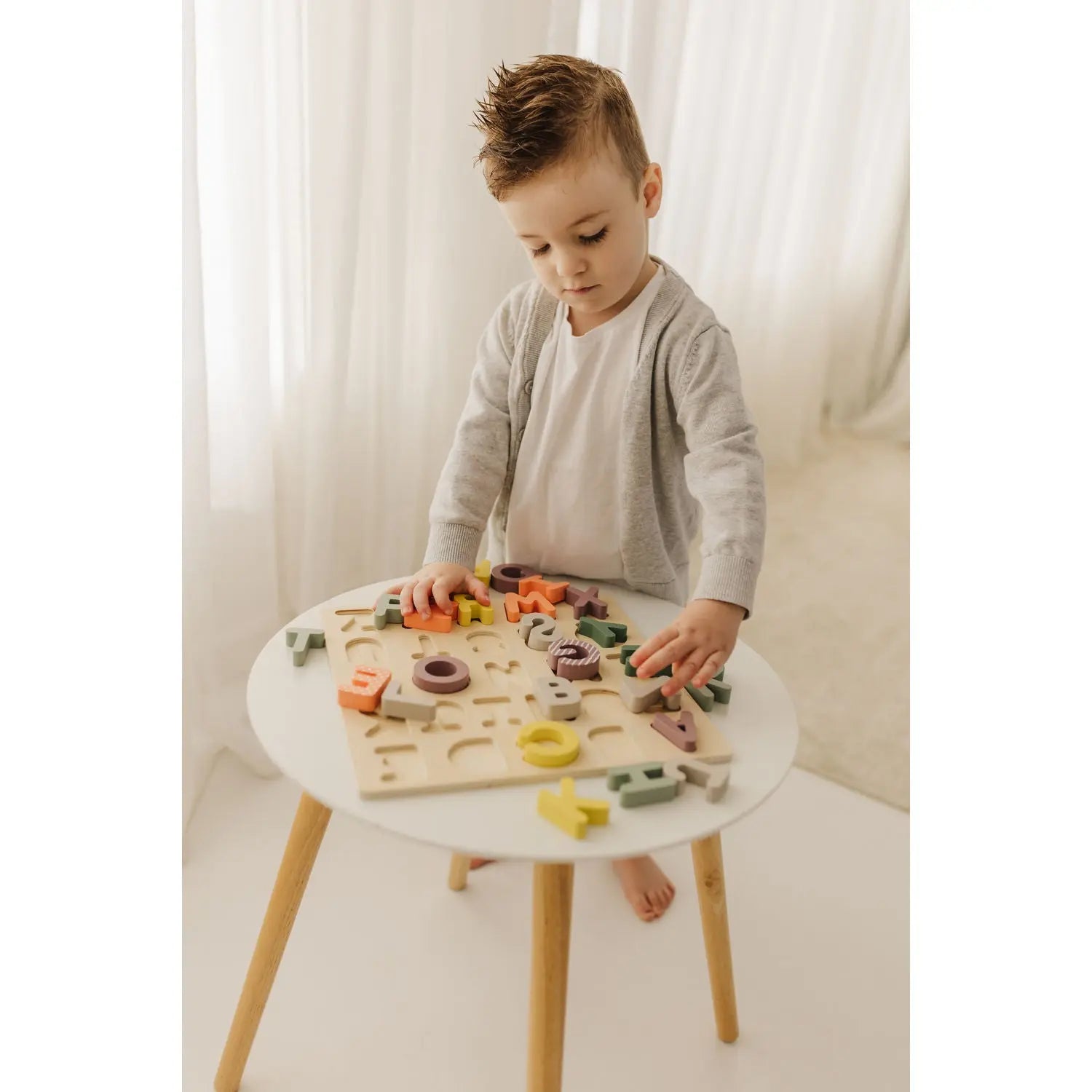 Bubble Wooden Alphabet Puzzle