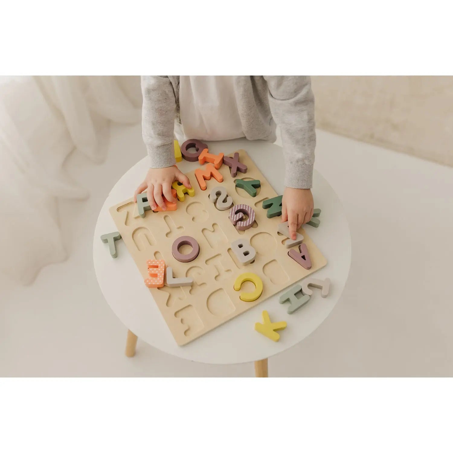 Bubble Wooden Alphabet Puzzle