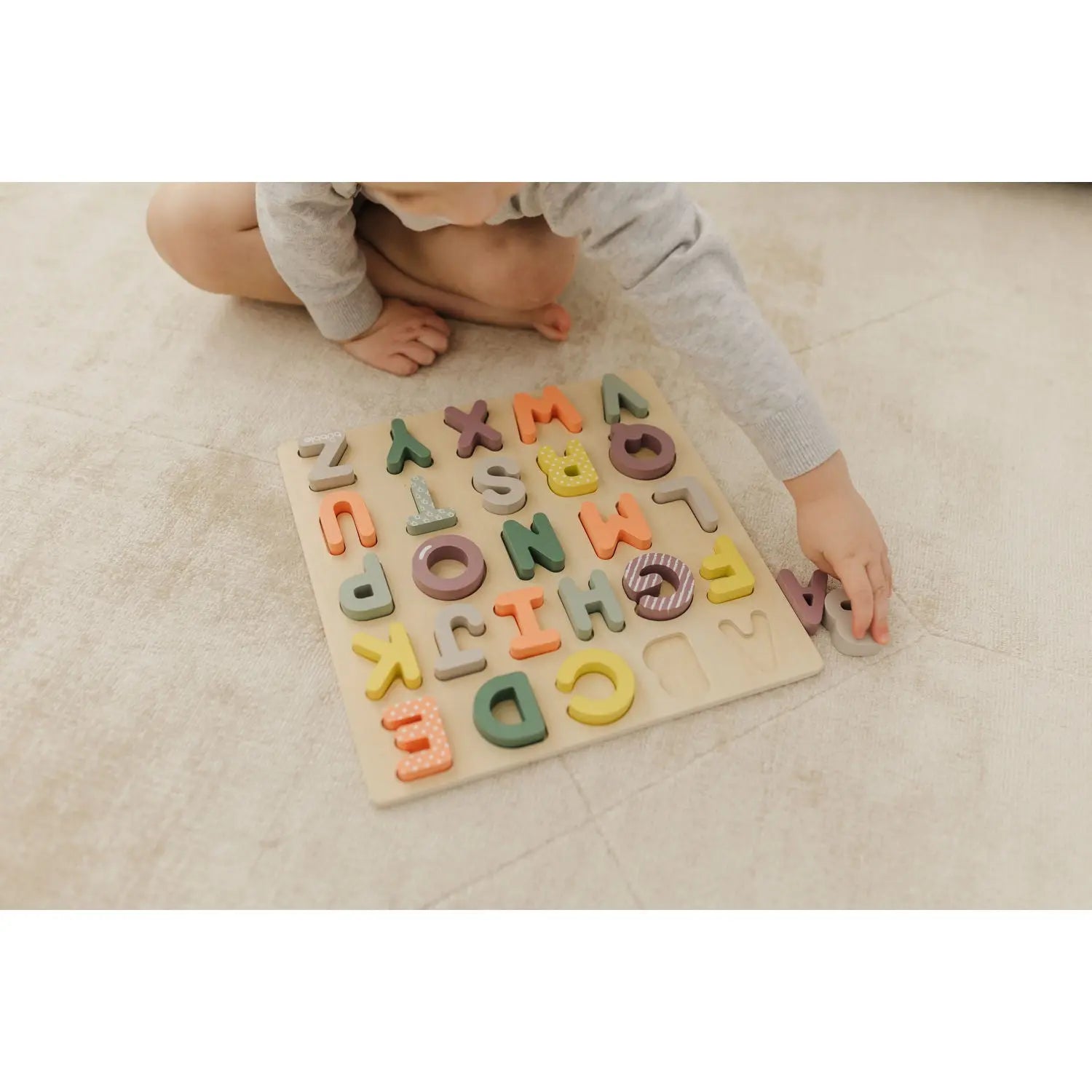 Bubble Wooden Alphabet Puzzle