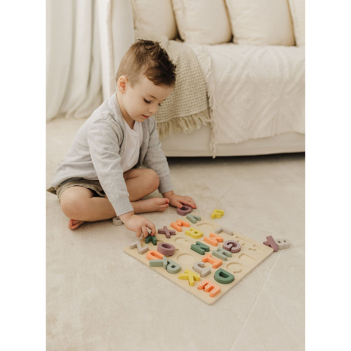 Bubble Wooden Alphabet Puzzle