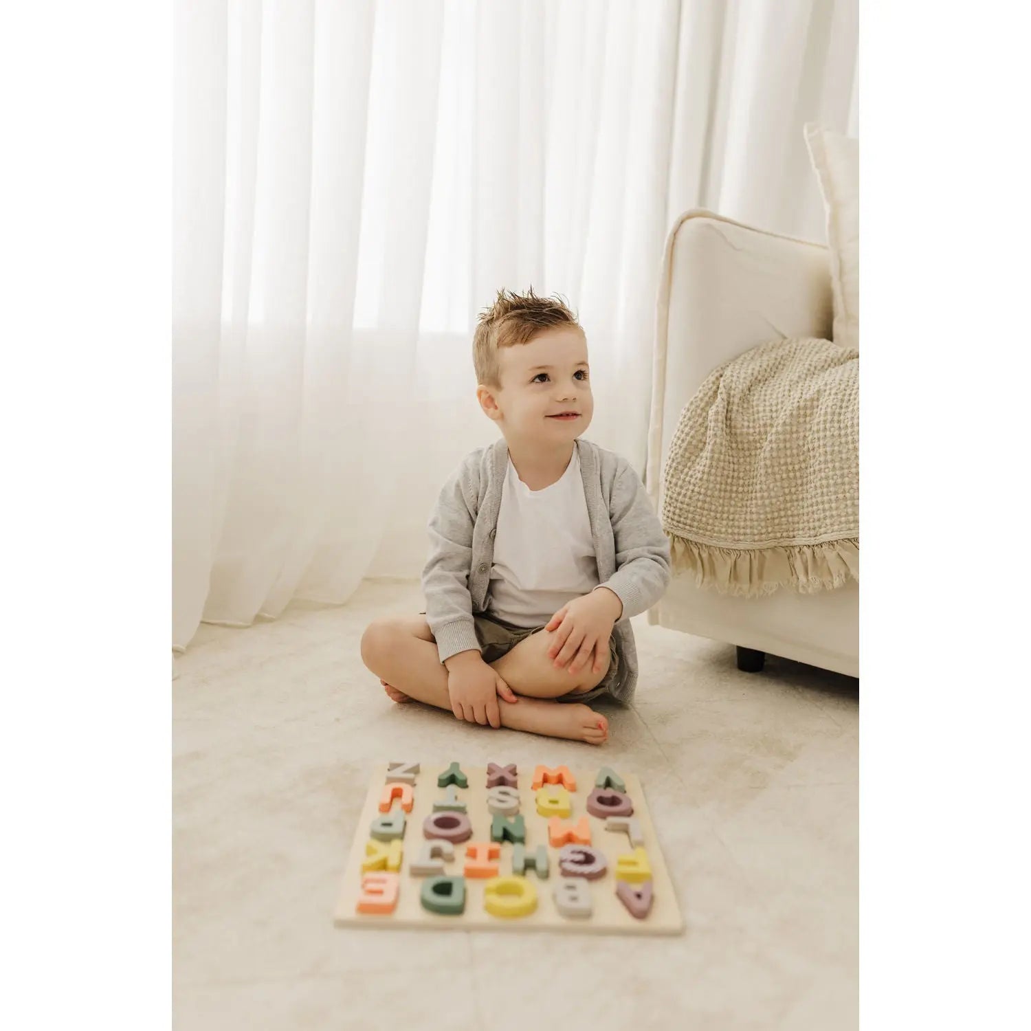 Bubble Wooden Alphabet Puzzle