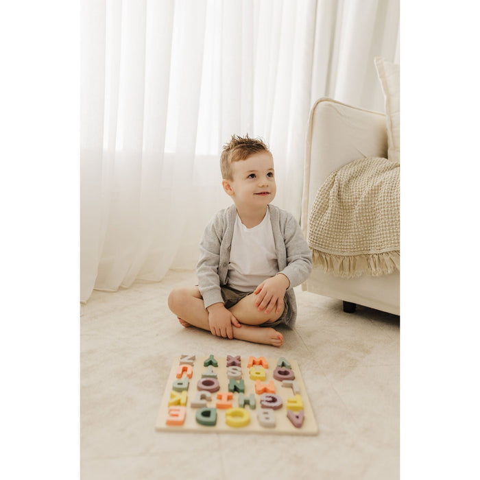 Bubble Wooden Alphabet Puzzle