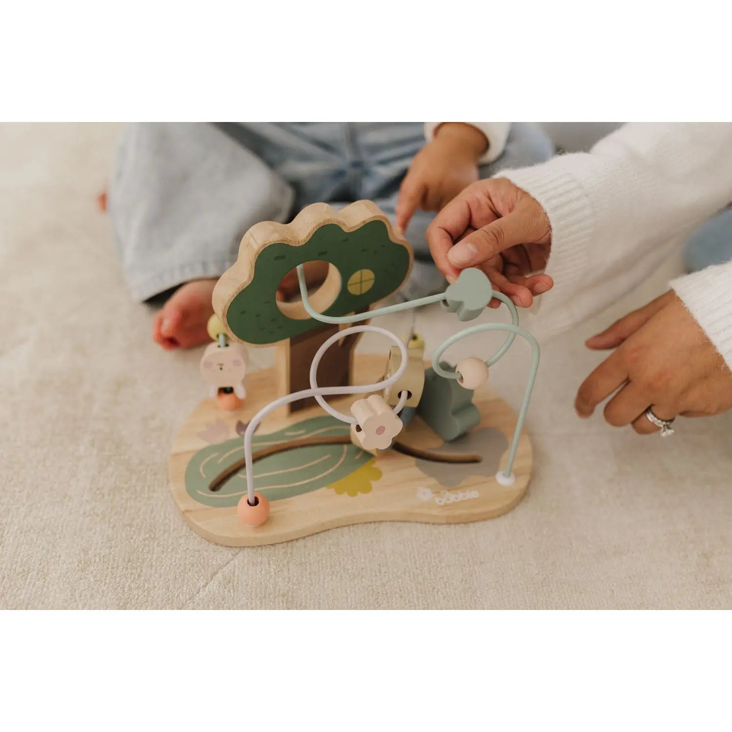 Bubble Wooden Bead Maze