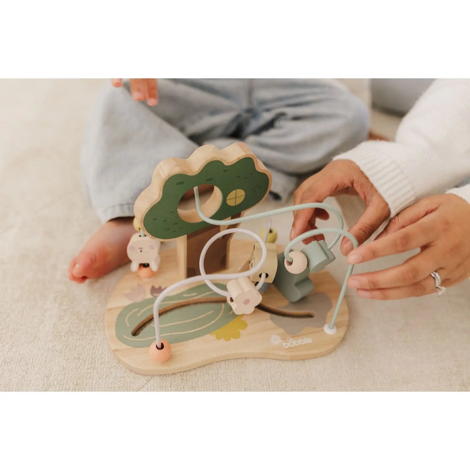 Bubble Wooden Bead Maze