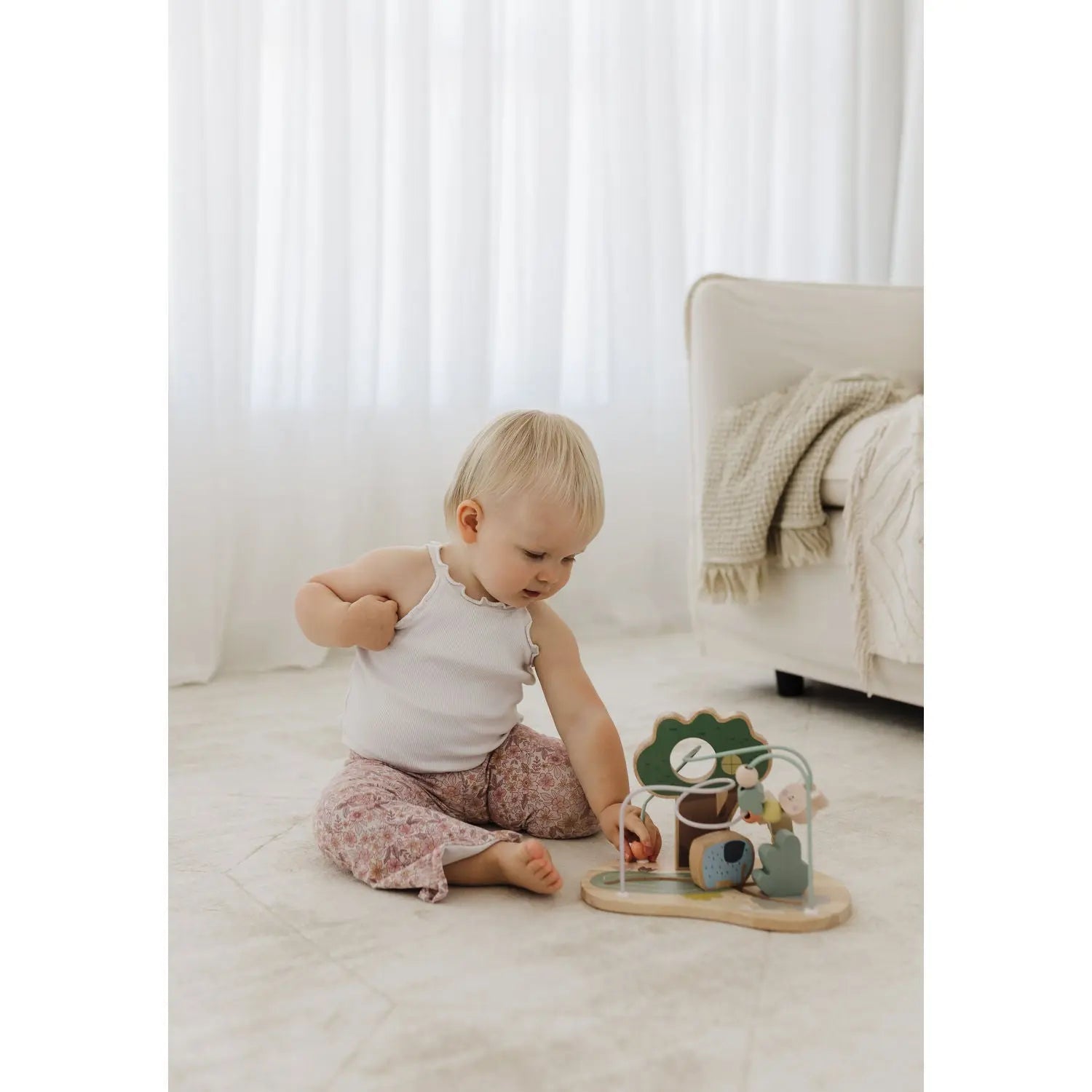 Bubble Wooden Bead Maze