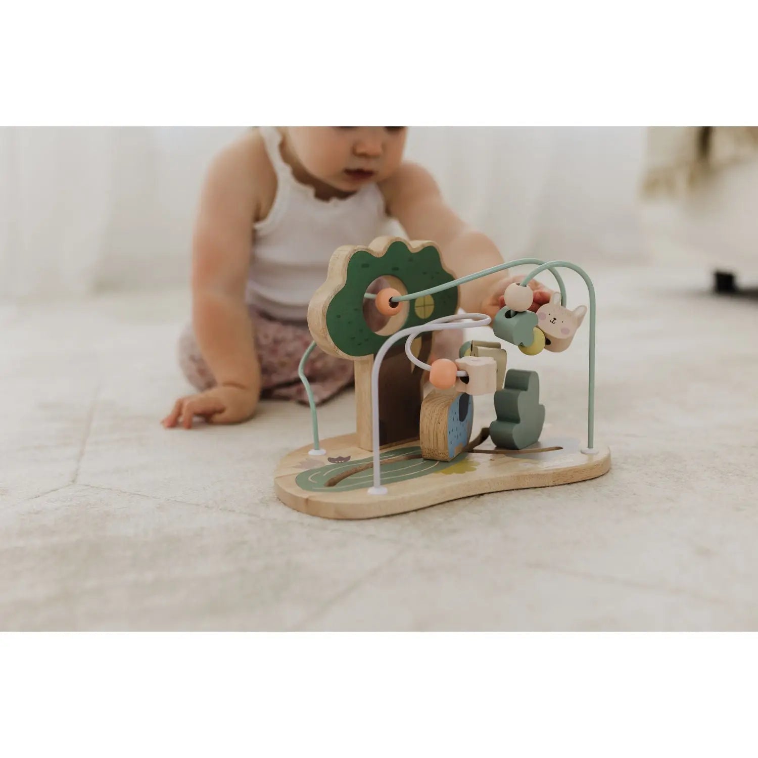 Bubble Wooden Bead Maze