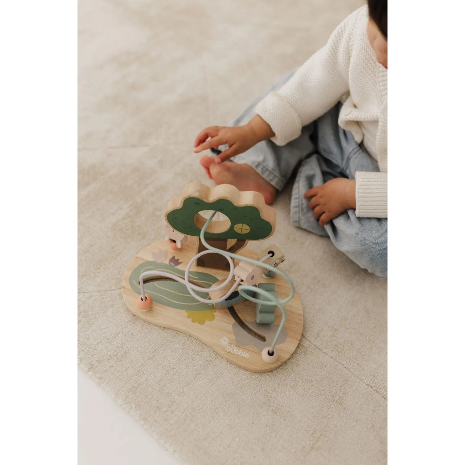 Bubble Wooden Bead Maze