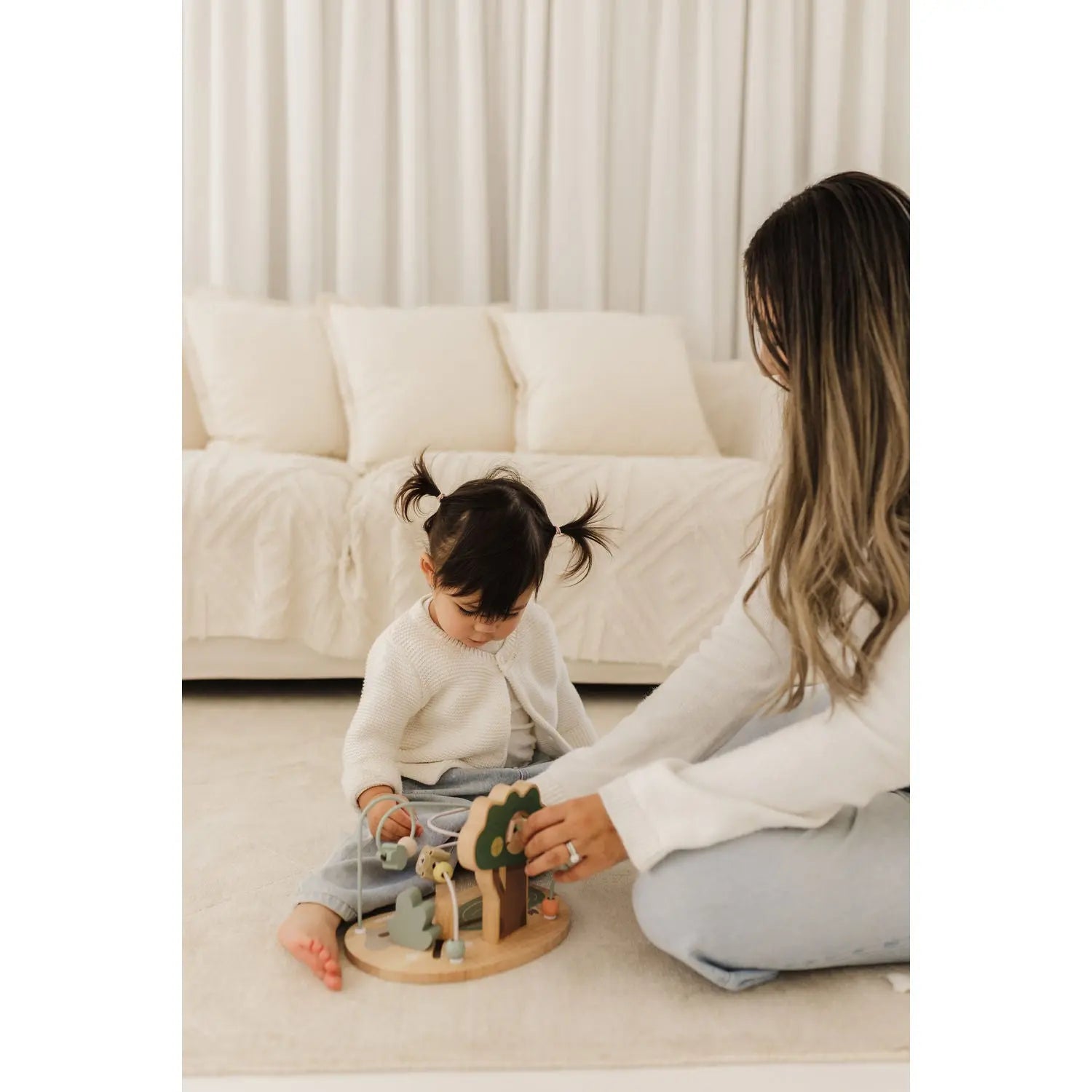 Bubble Wooden Bead Maze