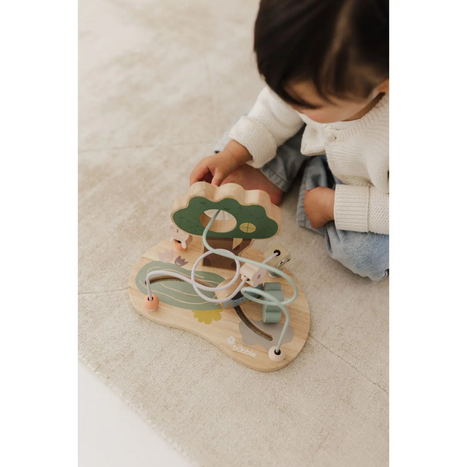 Bubble Wooden Bead Maze