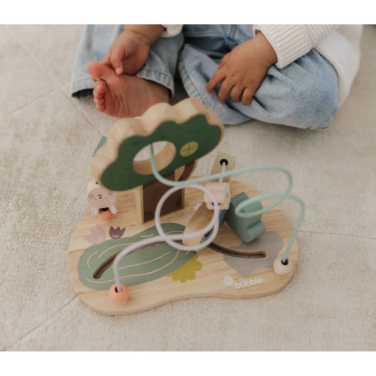 Bubble Wooden Bead Maze