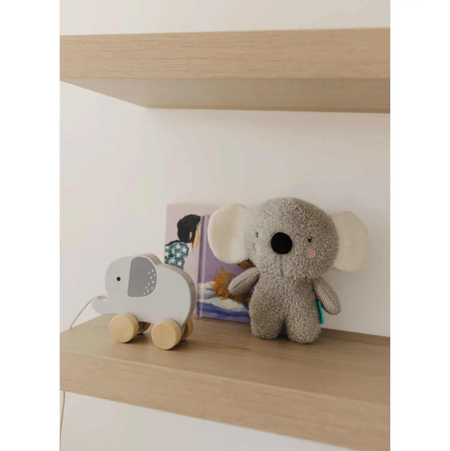Bubble Wooden Elephant Pull Along Toy