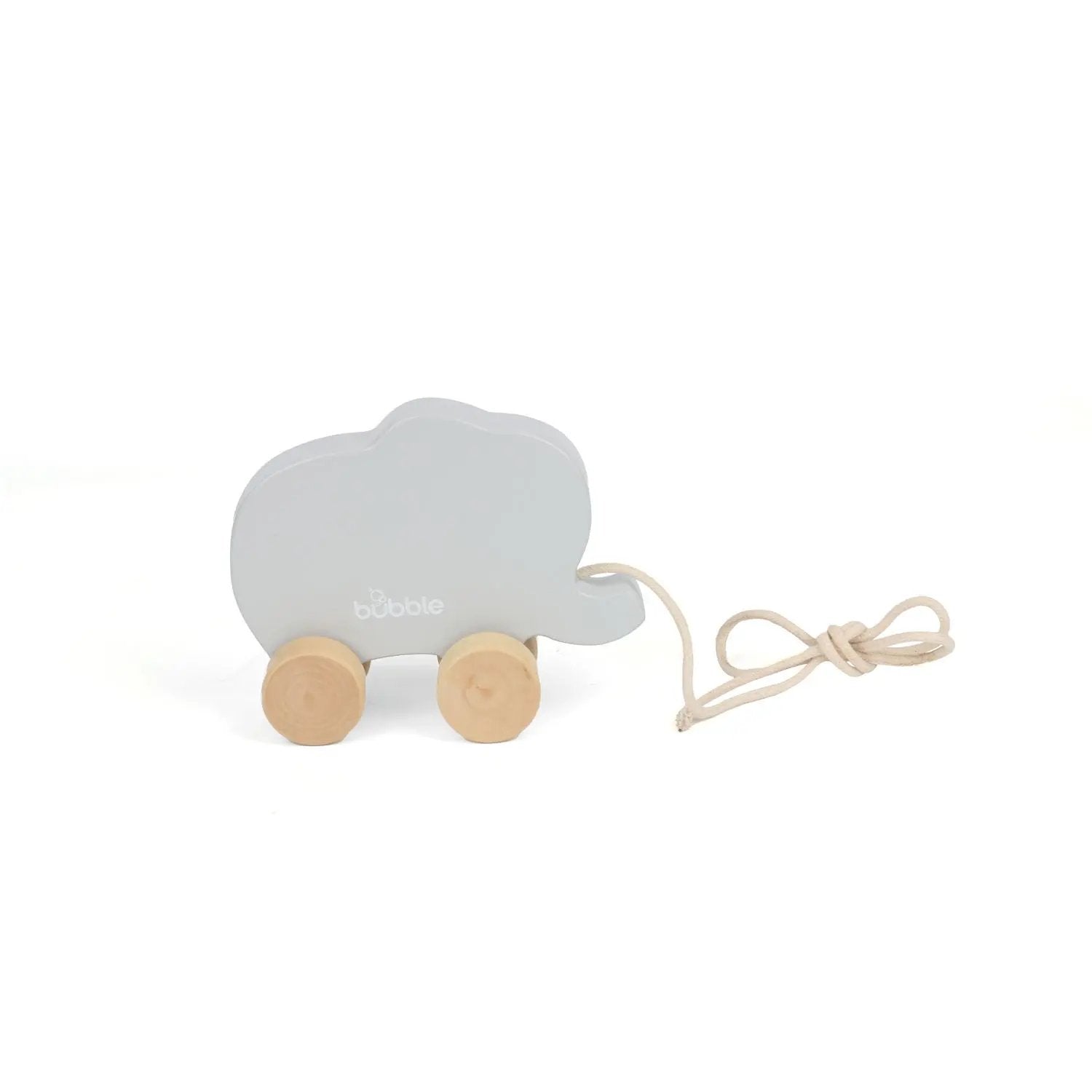 Bubble Wooden Elephant Pull Along Toy