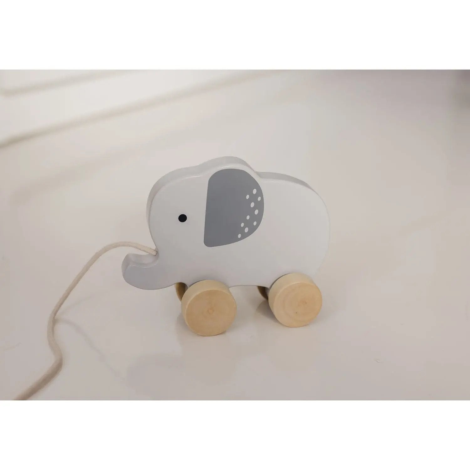 Bubble Wooden Elephant Pull Along Toy