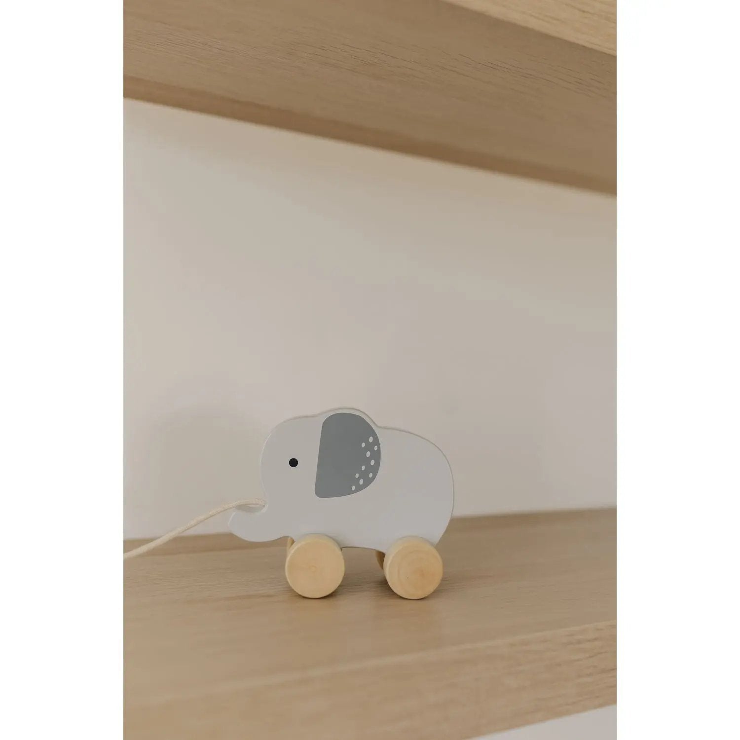 Bubble Wooden Elephant Pull Along Toy