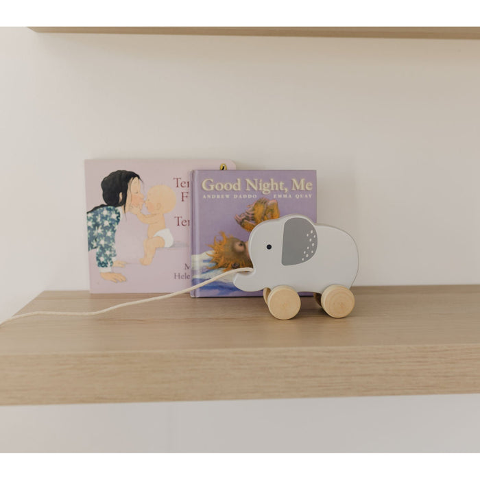 Bubble Wooden Elephant Pull Along Toy