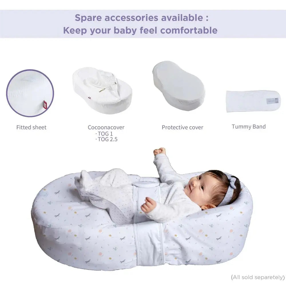 Cocoonababy Nest White Baby Little Planet Baby Store