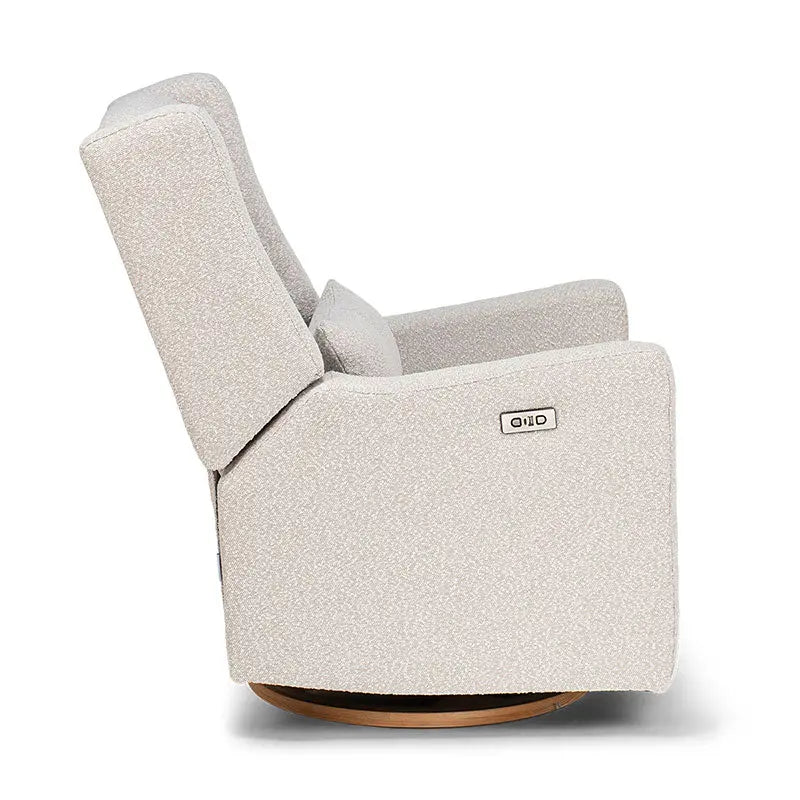 COCOON BONDI Electric Recliner Glider Chair in Light Grey Boucle