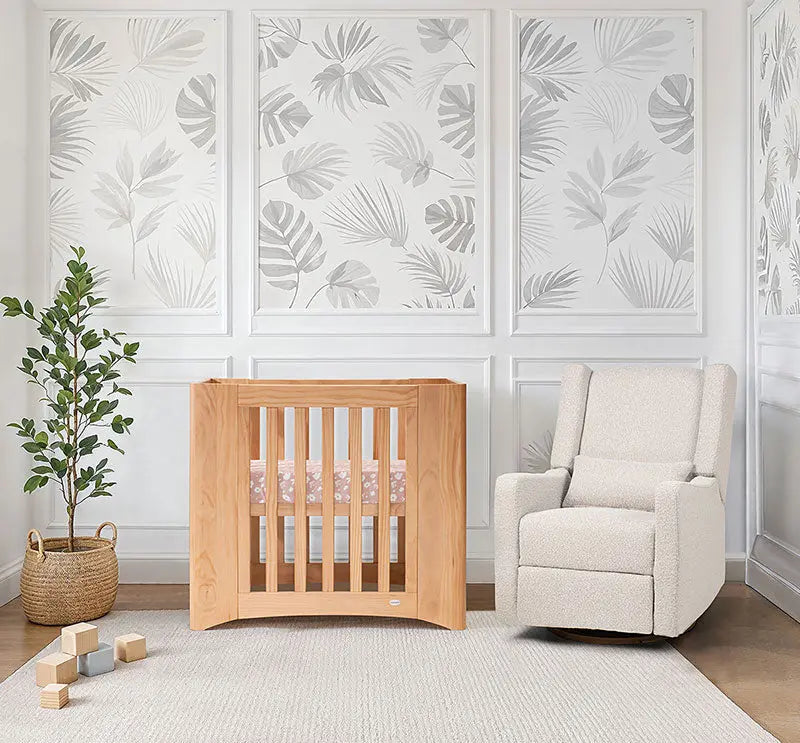 COCOON BONDI Electric Recliner Glider Chair in Light Grey Boucle