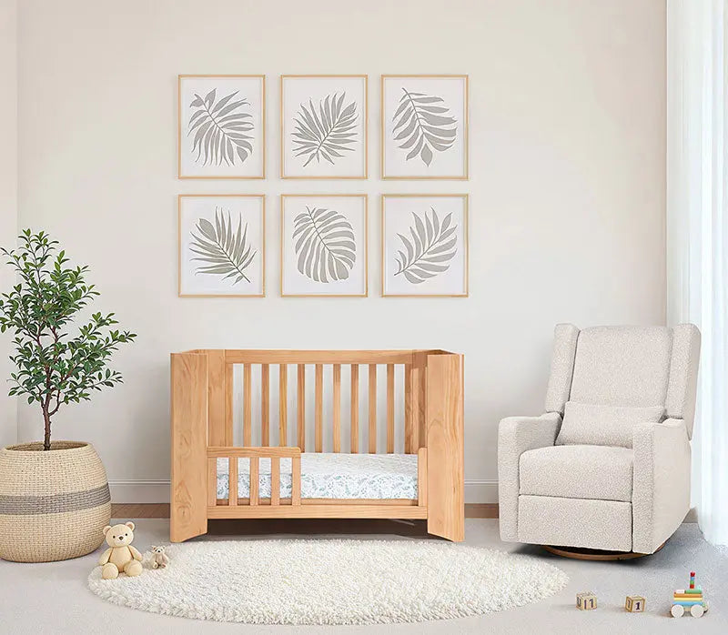 COCOON BONDI Electric Recliner Glider Chair in Light Grey Boucle