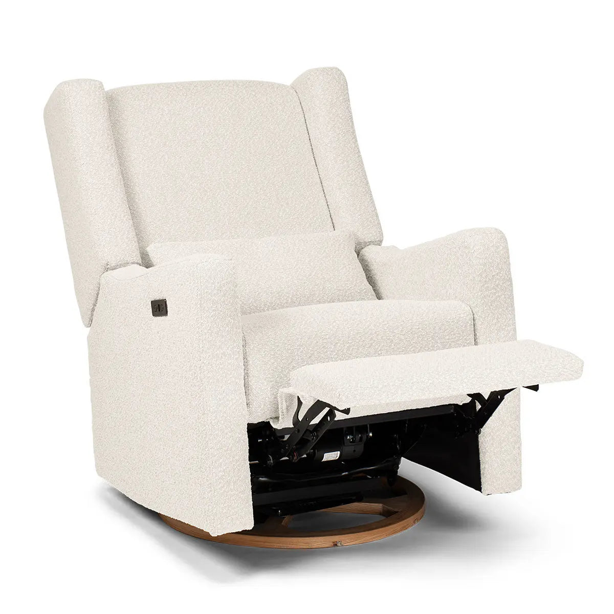 COCOON BONDI Vanilla Boucle — full chair front view showing 73cm width