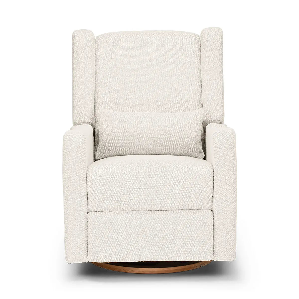 COCOON BONDI Vanilla Boucle premium nursery chair — upright position showing full silhouette
