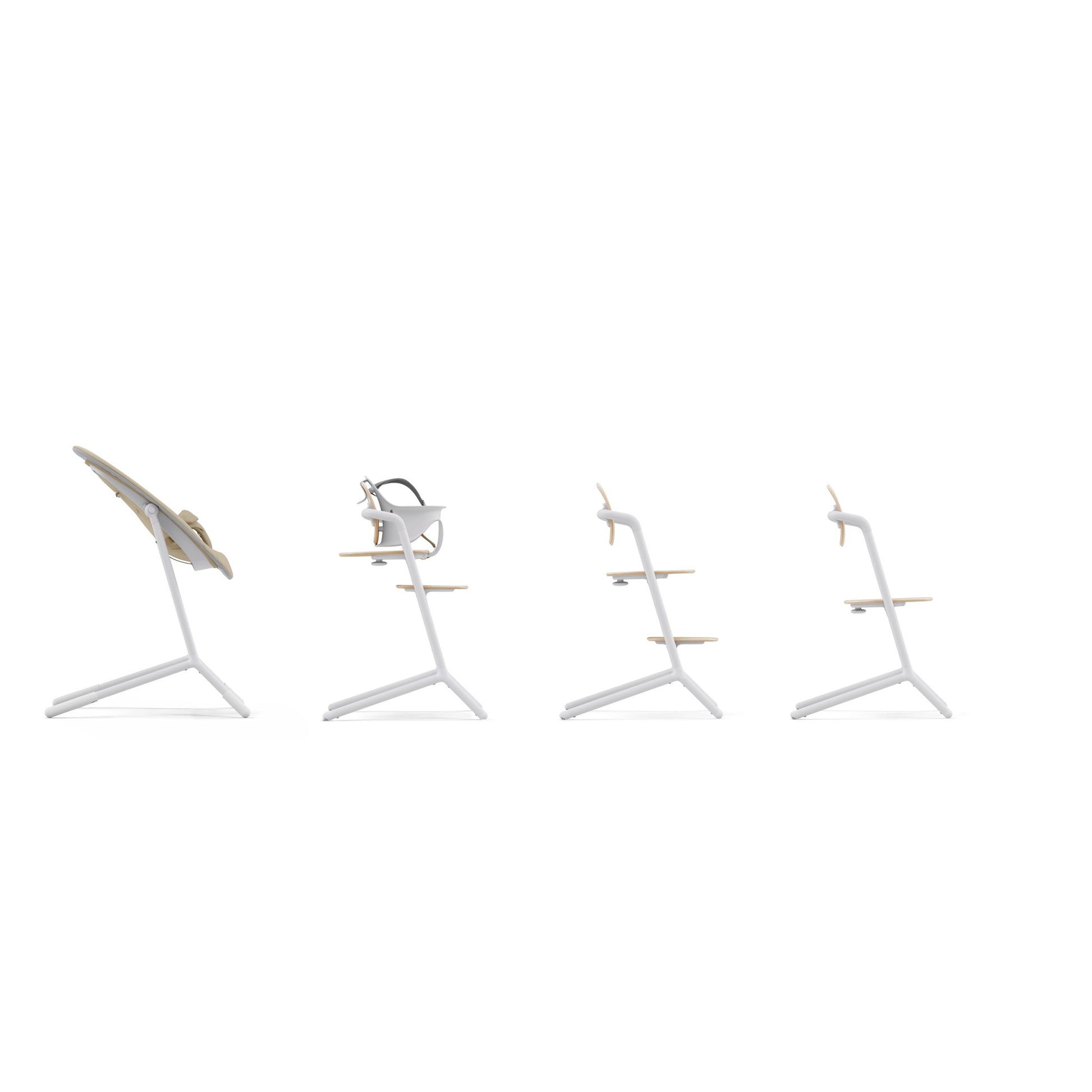 CYBEX LEMO Chair in Sand White shown as a standalone forever chair