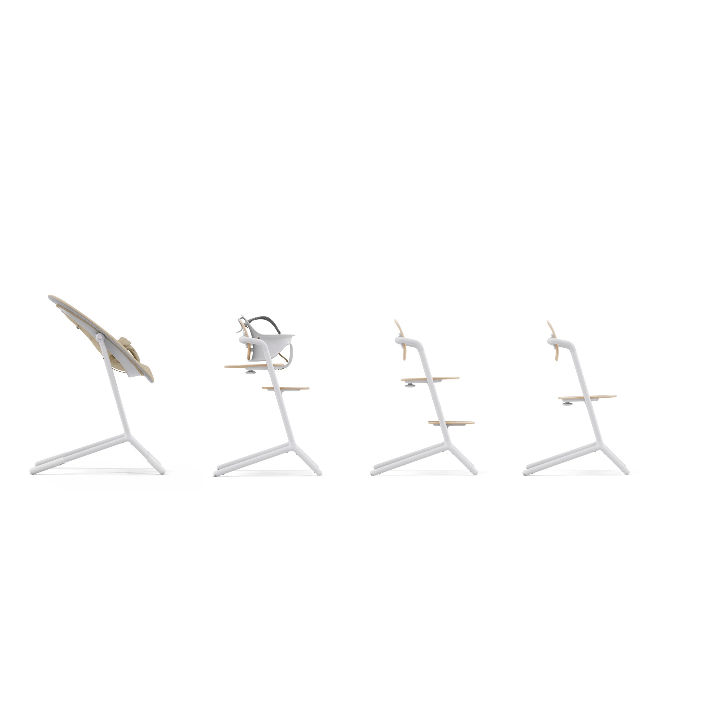 CYBEX LEMO Chair in Sand White shown as a standalone forever chair