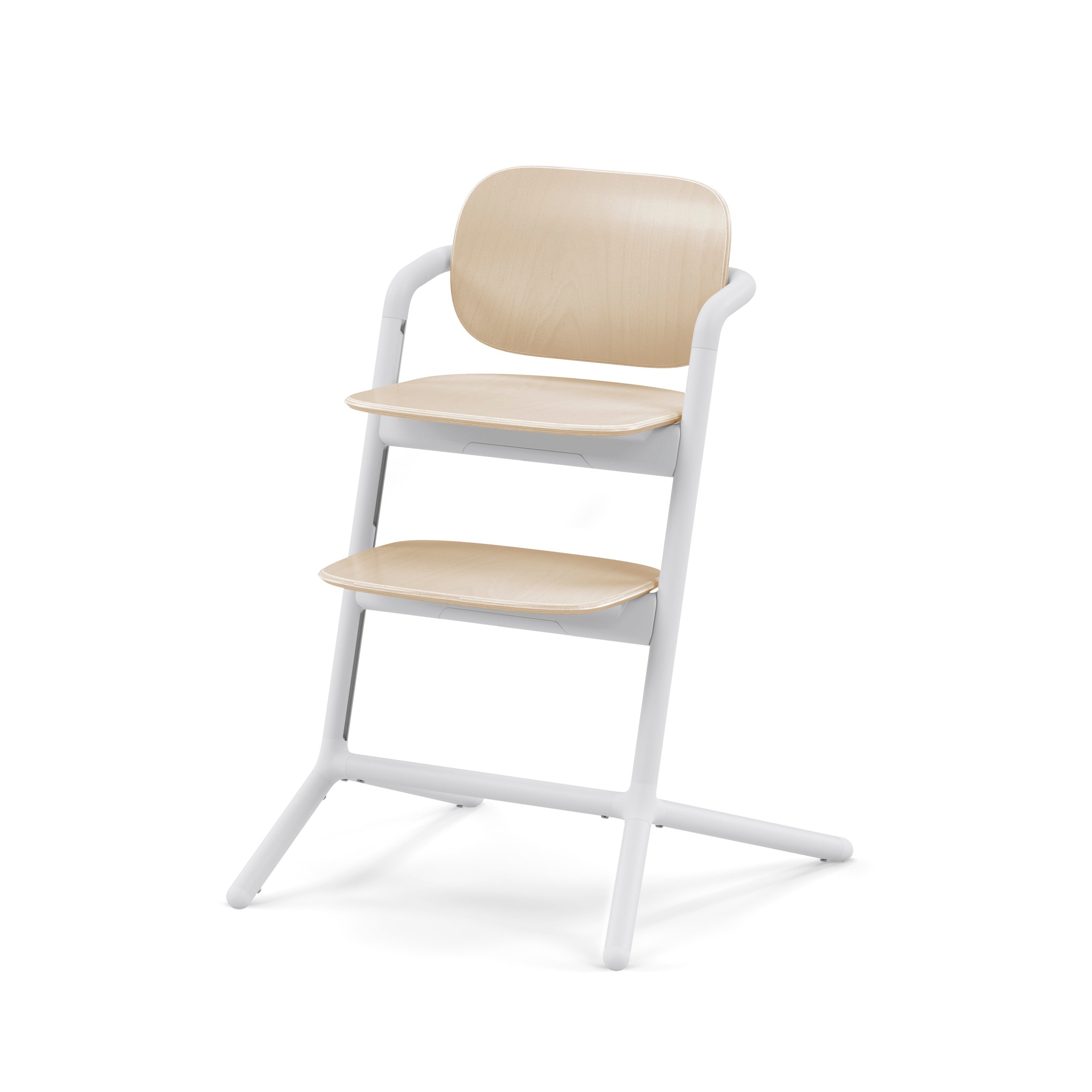Child seated in the CYBEX LEMO Chair in Sand White