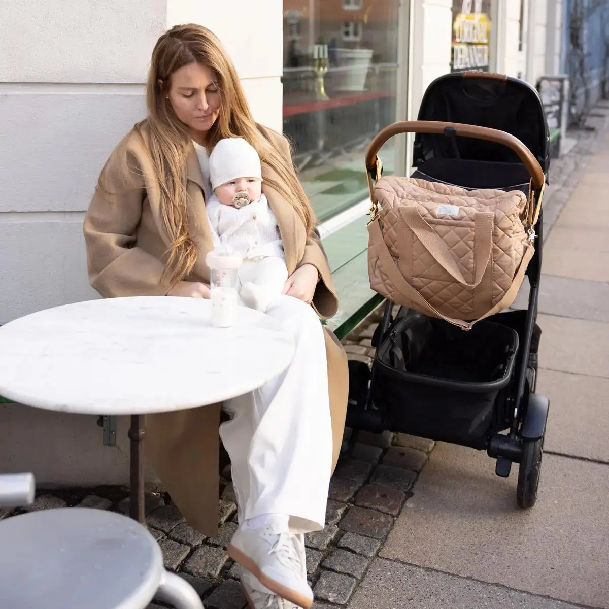 Cam Cam Copenhagen Changing Bag Large - Ivory Green