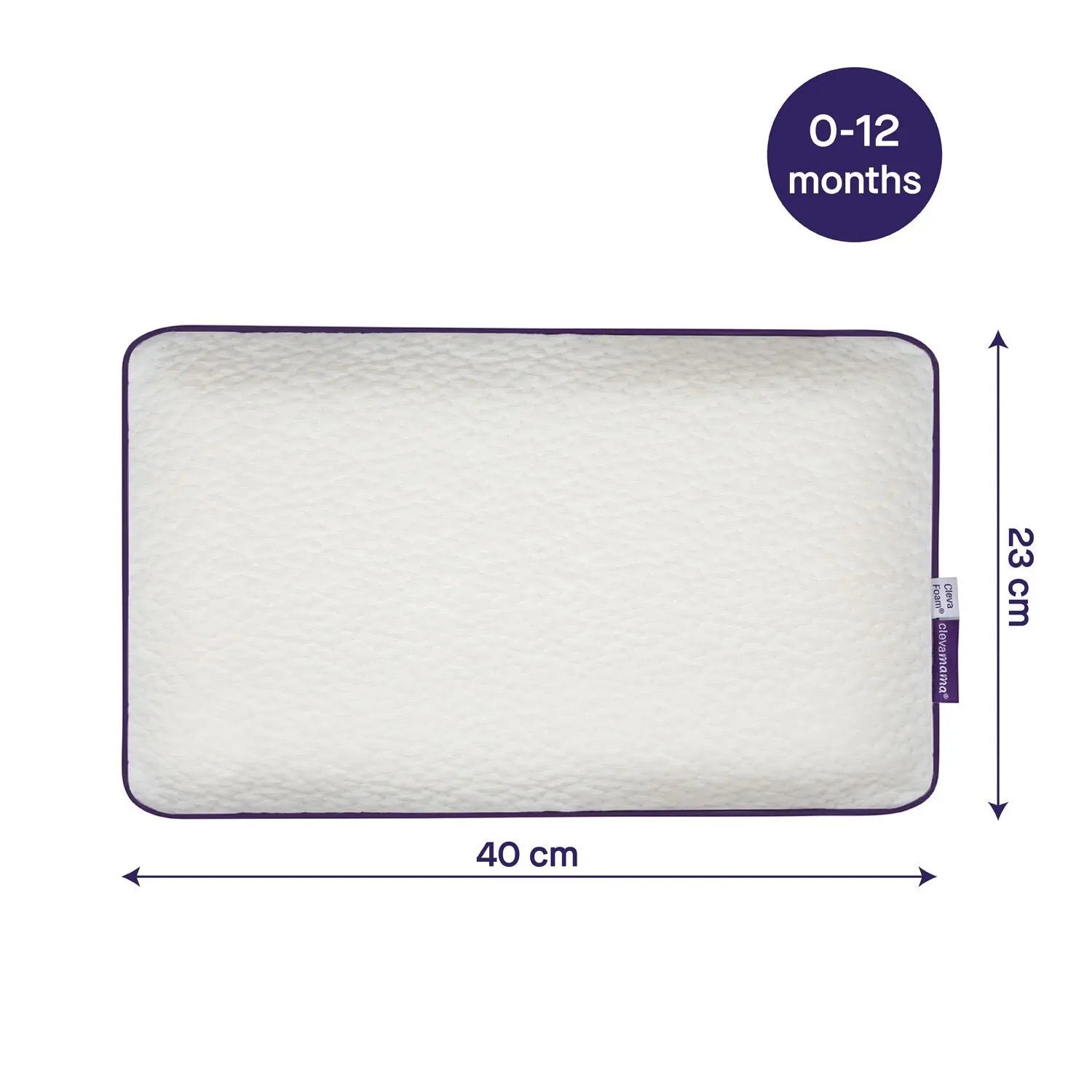 Clevamama ClevaFoam® Baby Pillow