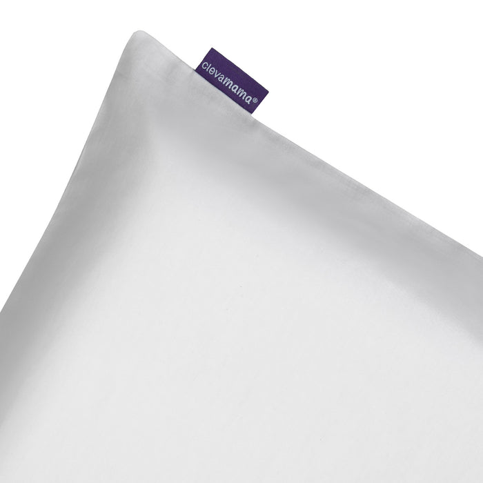 Clevamama ClevaFoam® Baby Pillow Case- 100% Natural Cotton