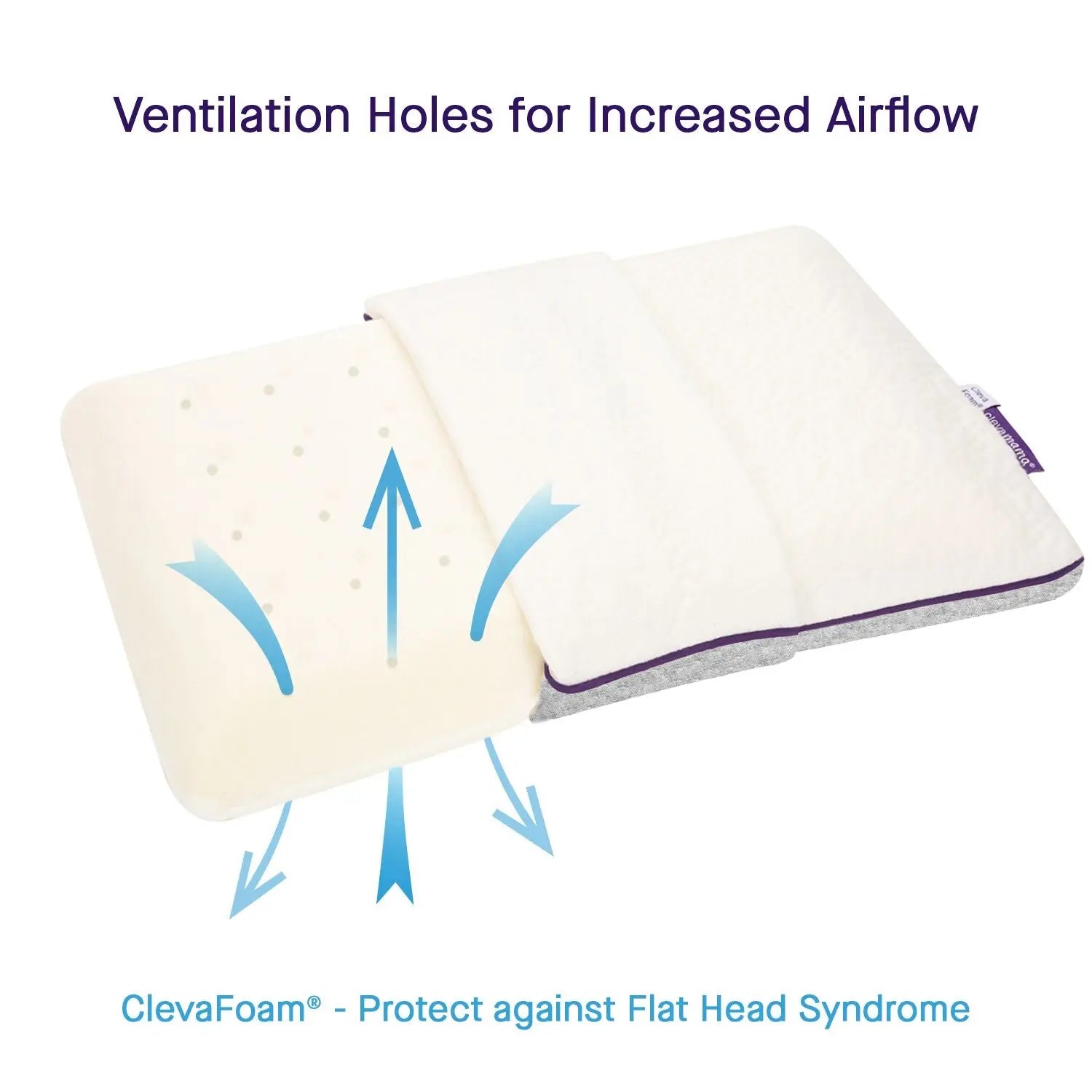 Clevamama ClevaFoam® Toddler Pillow