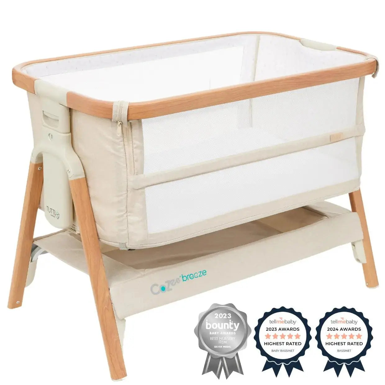 CoZee- CoZee Breeze Plus Co-Sleeping Bassinet with Rocking Legs