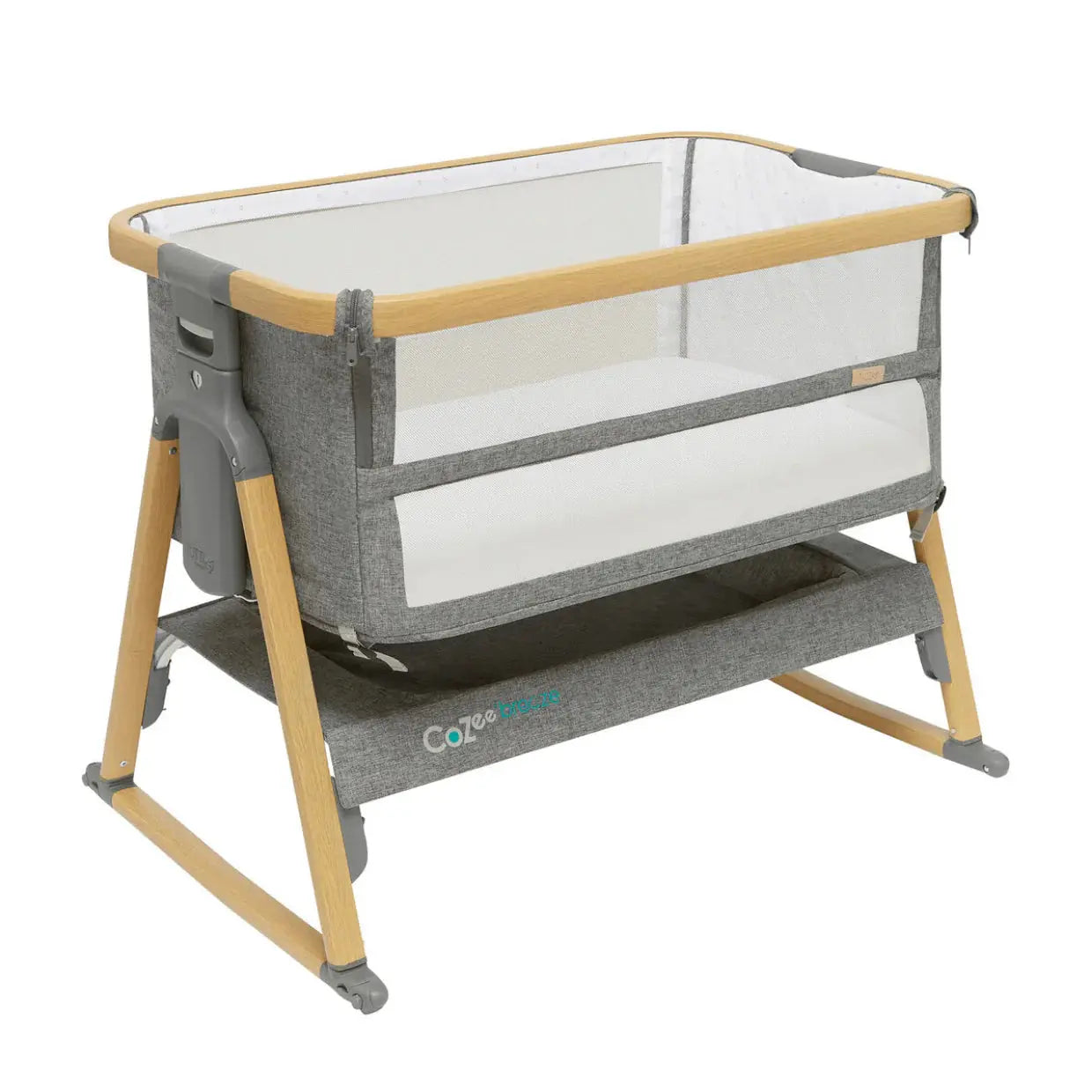 CoZee Breeze Plus Co-Sleeping Bassinet with Rocking Legs