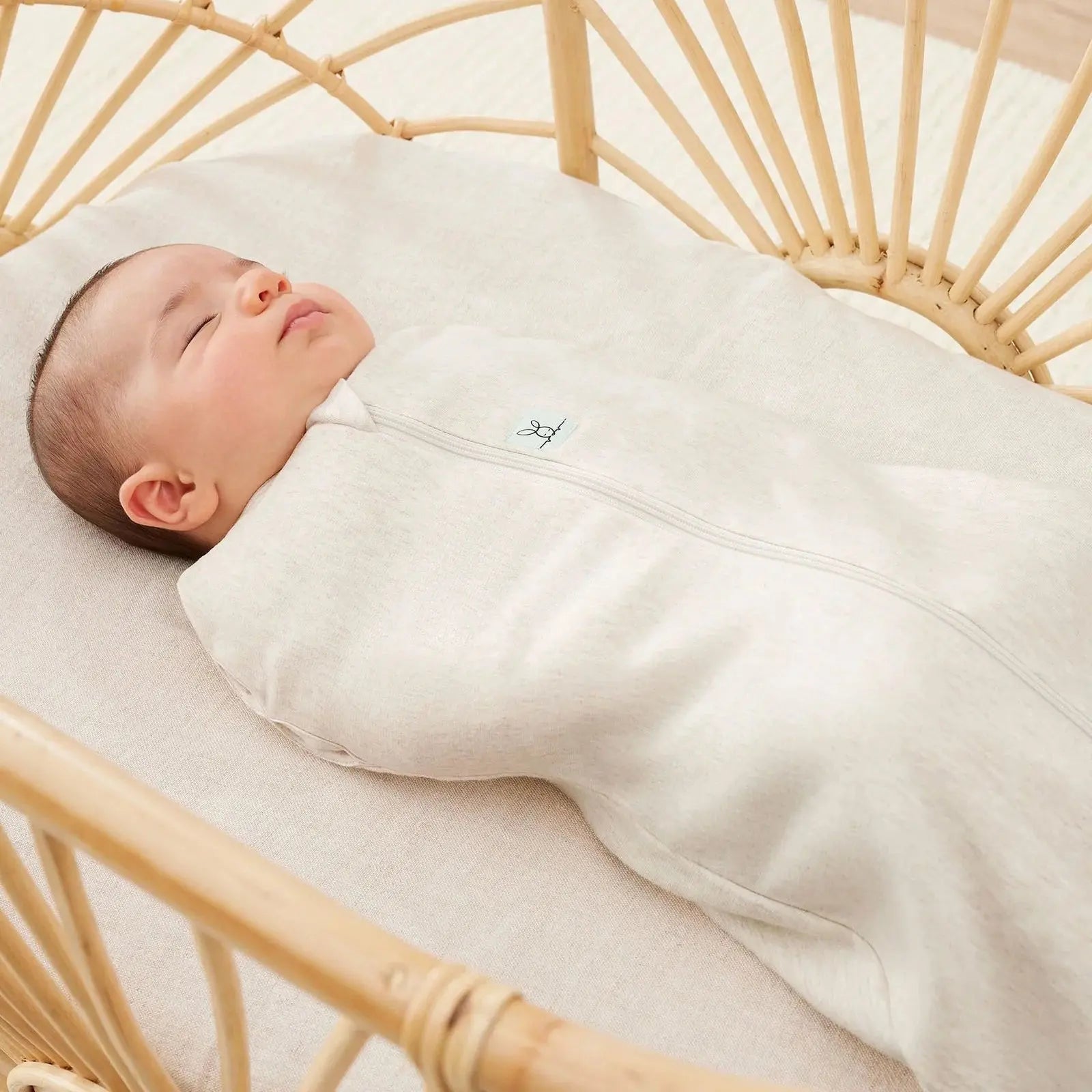 ergoPouch Cocoon Swaddle Bag 1.0 TOG - Oatmeal Marle  