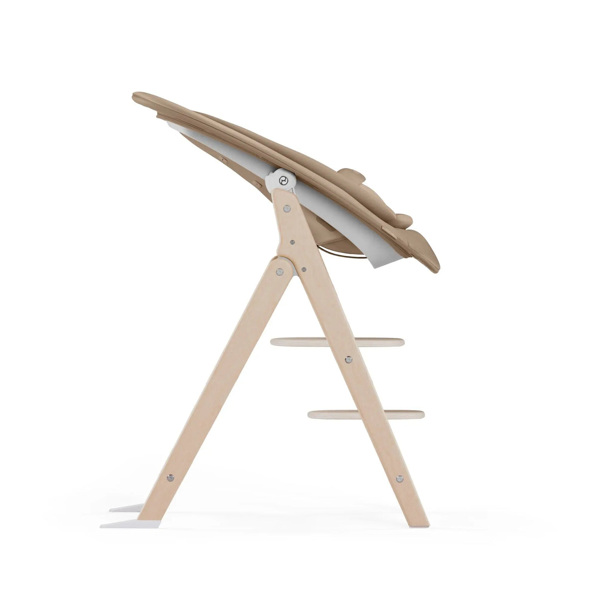Cybex bouncer attached to the Click & Fold chair with the Adapter Set