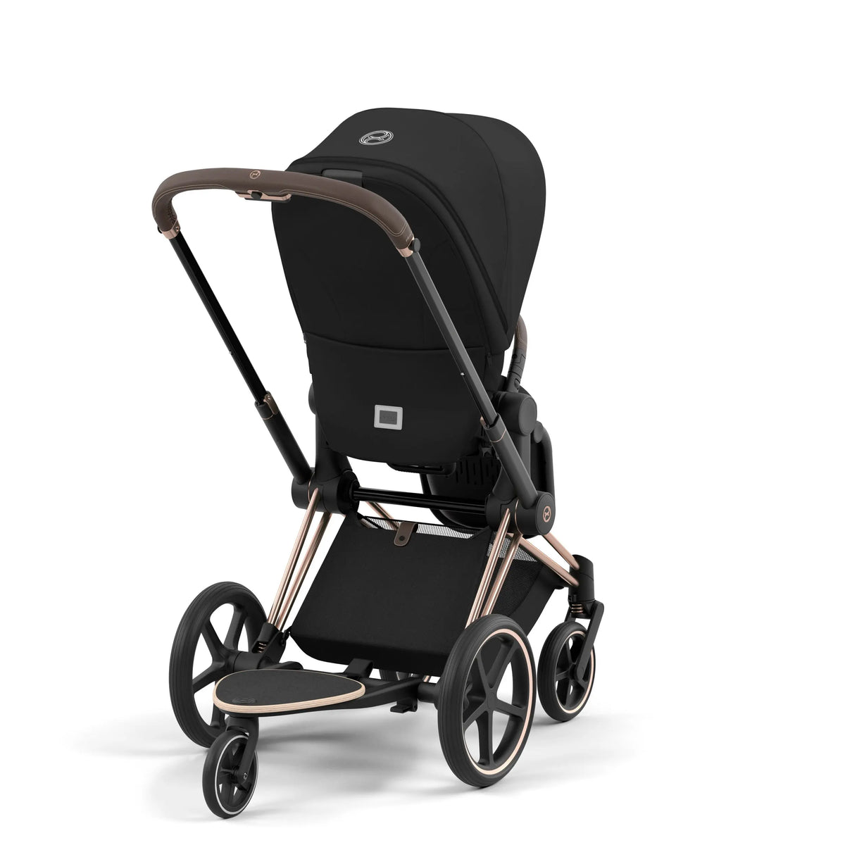 Cybex Priam with the Kid Board attached for an older sibling to ride