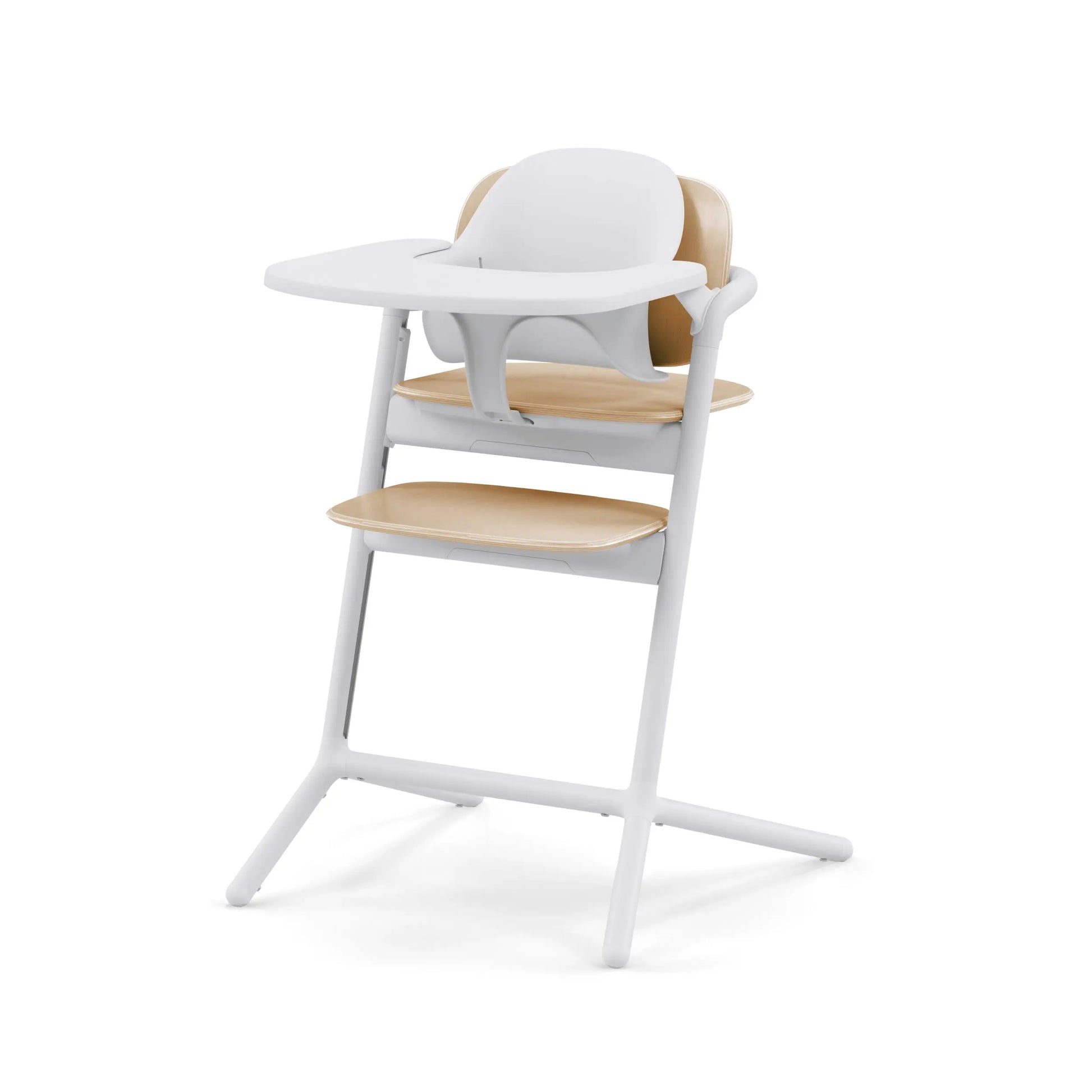 CYBEX LEMO Chair with Baby Set and Snack Tray in Sand White