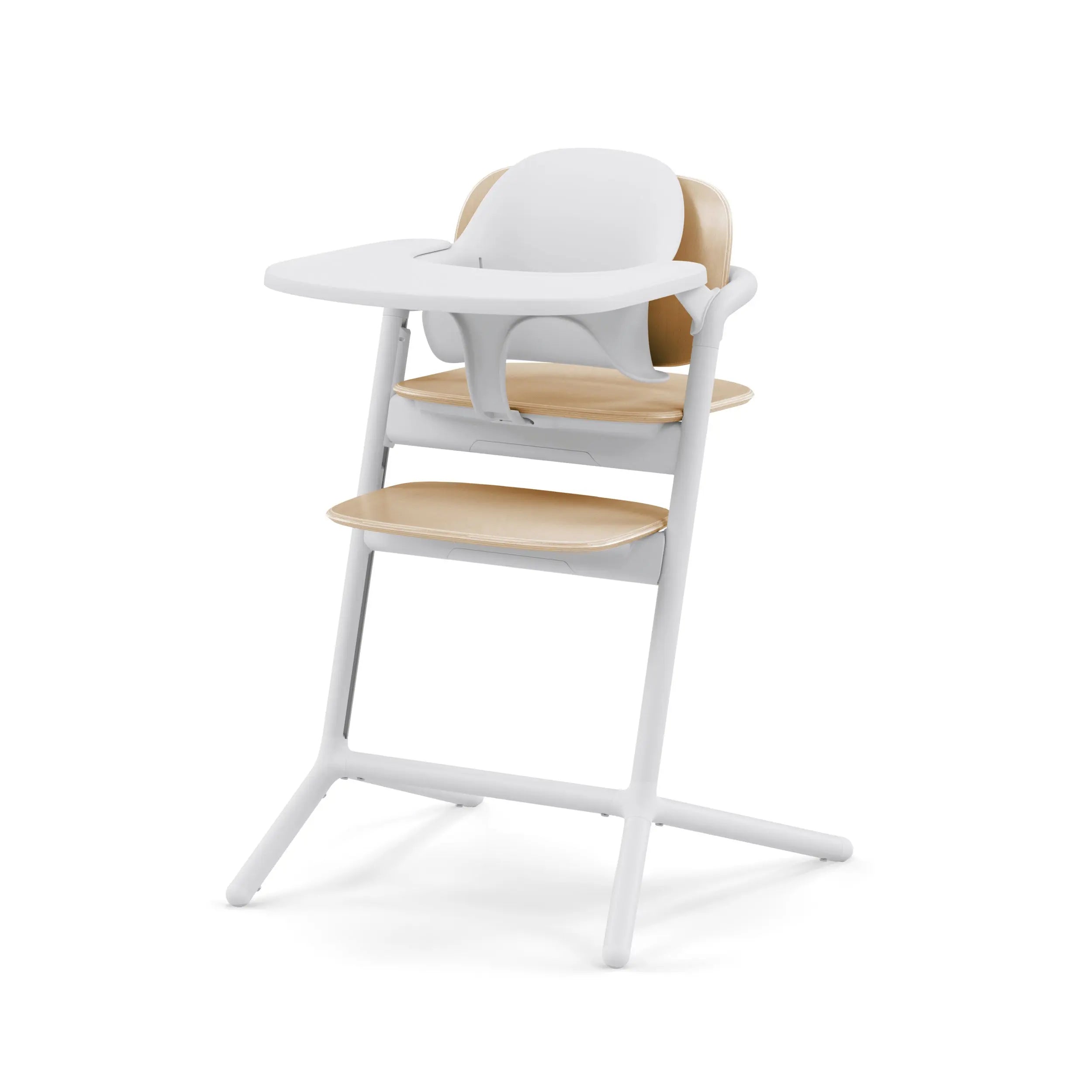 CYBEX LEMO Chair with Baby Set and Snack Tray in Sand White
