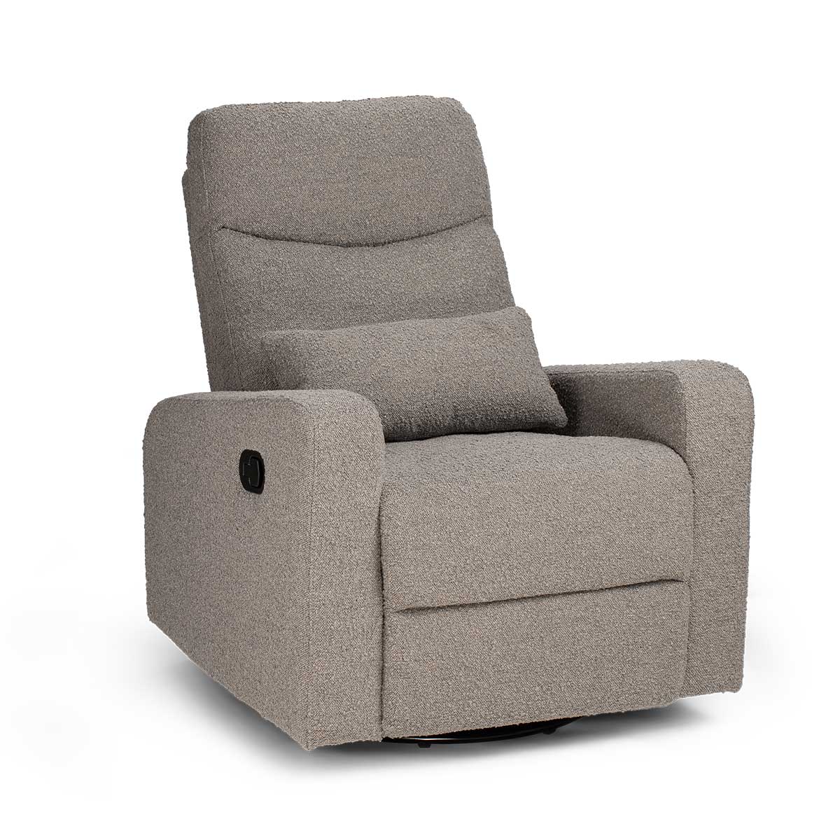 COCOON PLUSH Recliner Glider Chair - Boucle Dove Grey