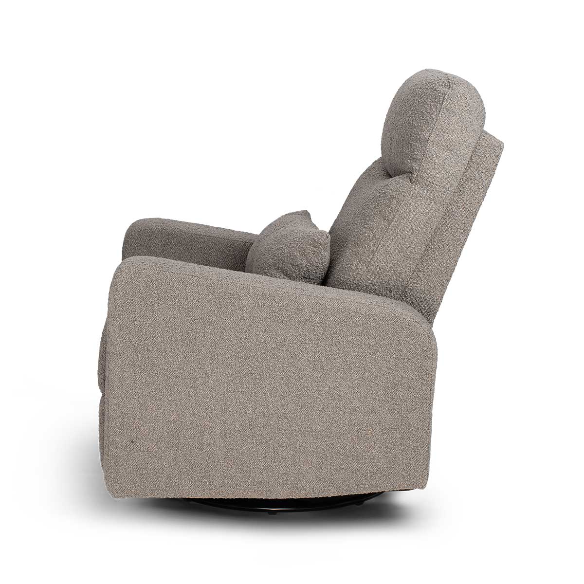 COCOON PLUSH Recliner Glider Chair - Boucle Dove Grey